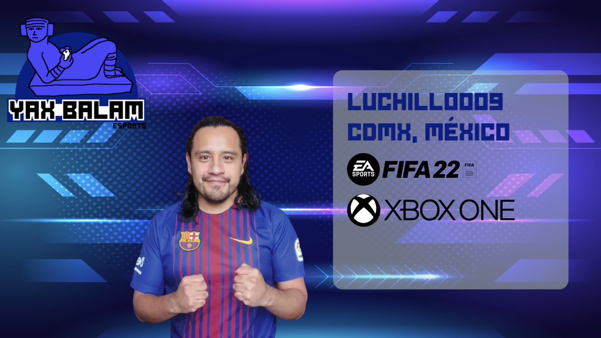YaxBalamEsports's tweet photo. 🚨🚨 ¡Tenemos presentación nocturna!

@limoncillodf es nuevo #gamer de #YaxBalam y de @NecaxistasCF
Para esta temporada en #ClubesPro y #FUT en #FIFA22 🎮

#SomosYaxBalam #XboxOne https://t.co/i0J4UI8mdX