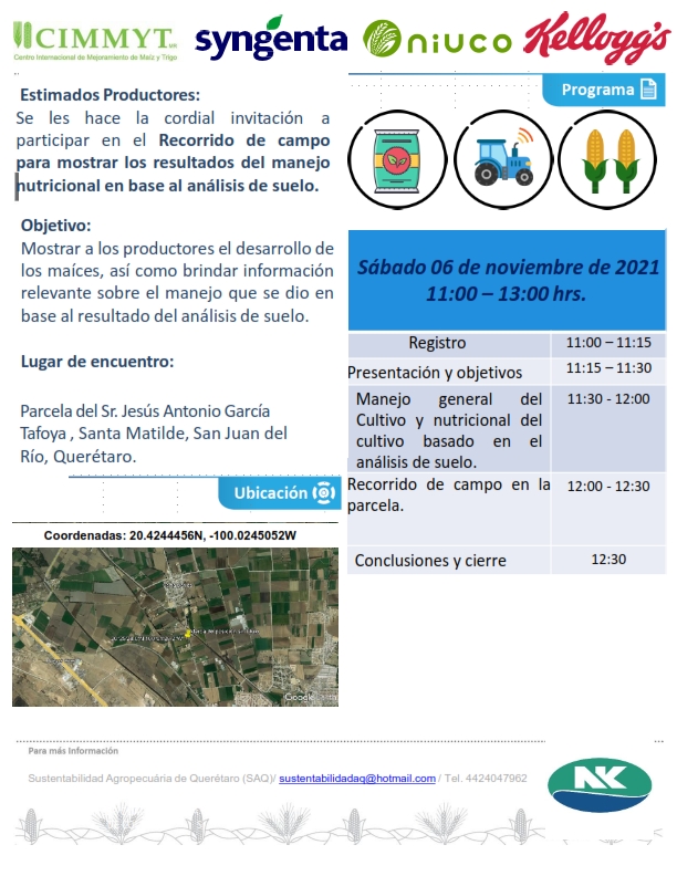 Porque cuando hacemos equipo llegamos más lejos 💪🧑‍🌾🧑‍💻... amigo productor te invitamos a que nos acompañes en este recorrido y compruebes por ti mismo los resultados que podemos tener en un cultivo de maíz amarillo siguiendo un manejo nutricional en base a su análisis de suelo