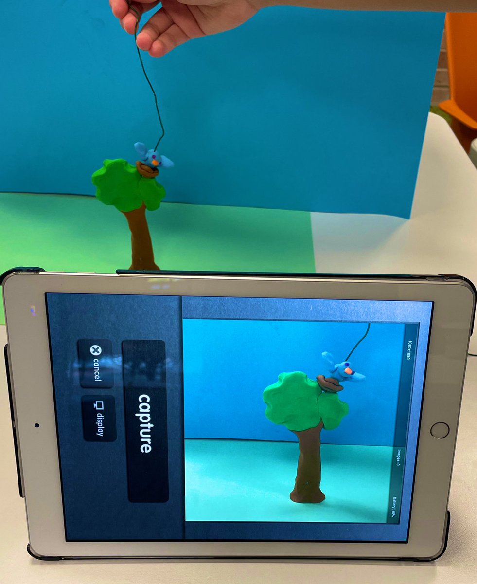 m4fstar's tweet image. This week STEM Club student focused on refining their skills in framing scenes and camera angles to create highly polished Stop Motion animations #MediaArts #LearningatOC #claymation #animation #collboration
