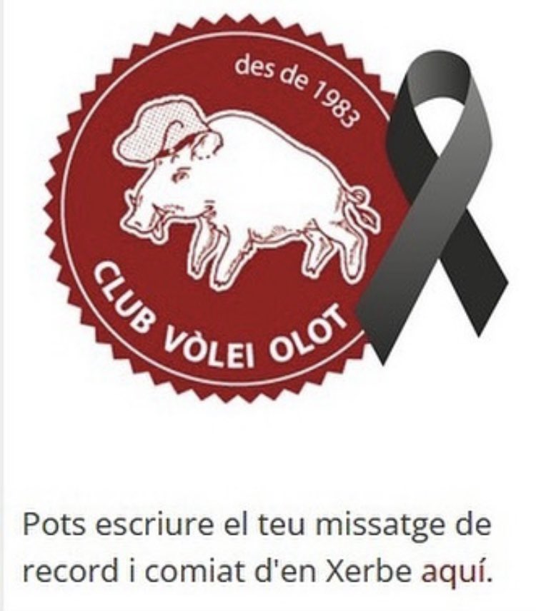 A la web del club hem habilitat una pàgina per que pugueu deixar els vostres missatges de record i comiat per a en Xerbe.

voleiolot.cat/xerbe-comiat/

Moltes gràcies per tot el suport rebut