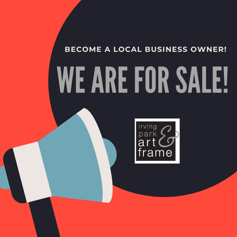 ReneeLauver's tweet photo. Exciting News!  Irving Park Art &amp; Frame is FOR SALE!  If you or someone you know would like to become a local #business #owner of a successful, turnkey business, check out the details here!  Serious inquires only.  https://t.co/hvKnpxPoup https://t.co/royABLmfwx