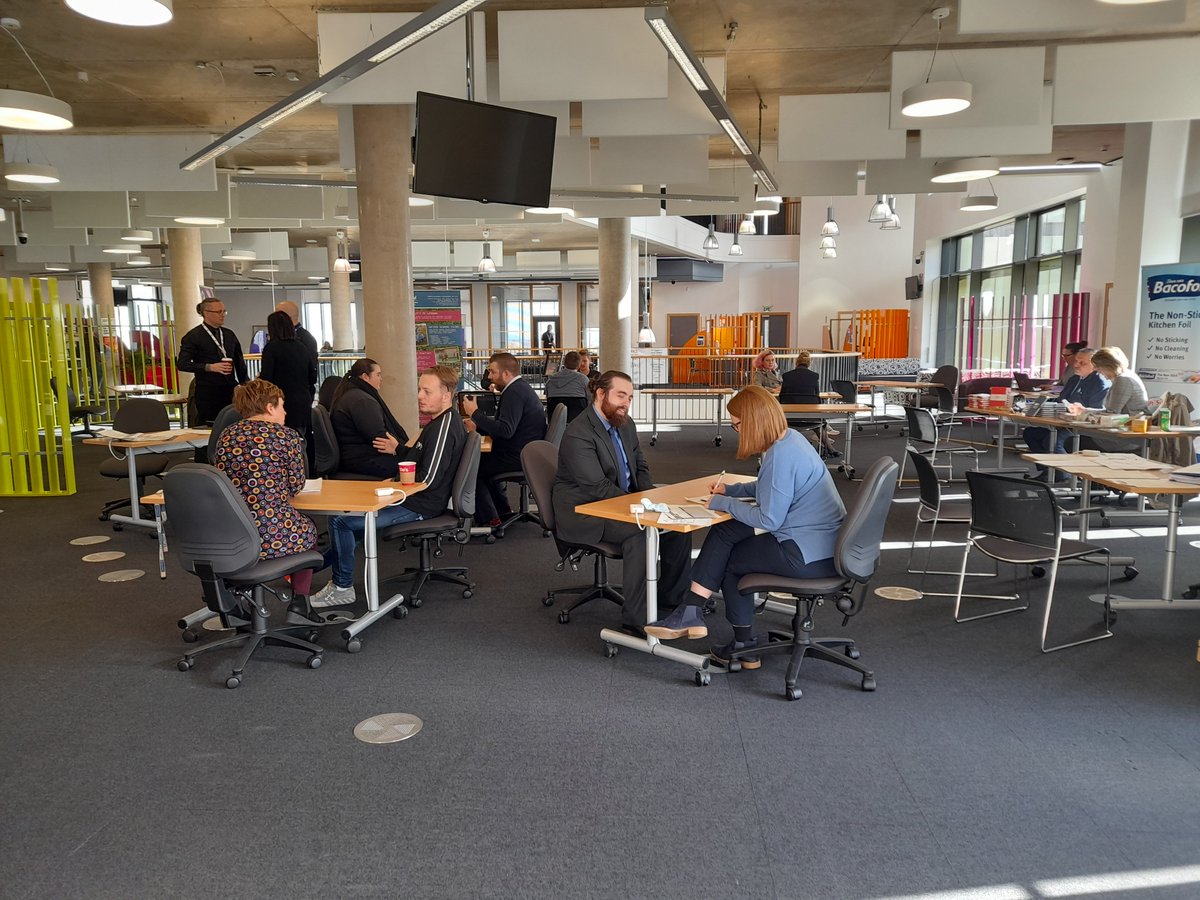 Fantastic  #KickStart  Jobs fair at our Telford Youth Hub today ! Thank you to employers including <a href="/Restaurant1840/">Restauration 1840 Fan</a> Friends of Princess Royal, Taxcellant Ltd, Sport 4 Schools ,Melitta &amp; Mind the Brana. On the spot offers made and more young people starting their KickStart journey!
