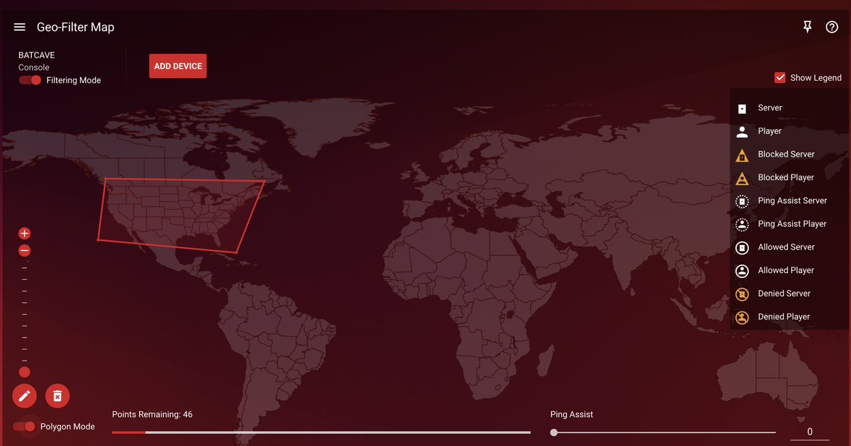 Ra_Alonso's tweet photo. @NETDUMA I have tried it like this, with polygon mode off and searching everywhere , with filtering mode on and off , the problem is with west servers , on east it finds between 5 10 minutes https://t.co/Nq2k1Ac4hC