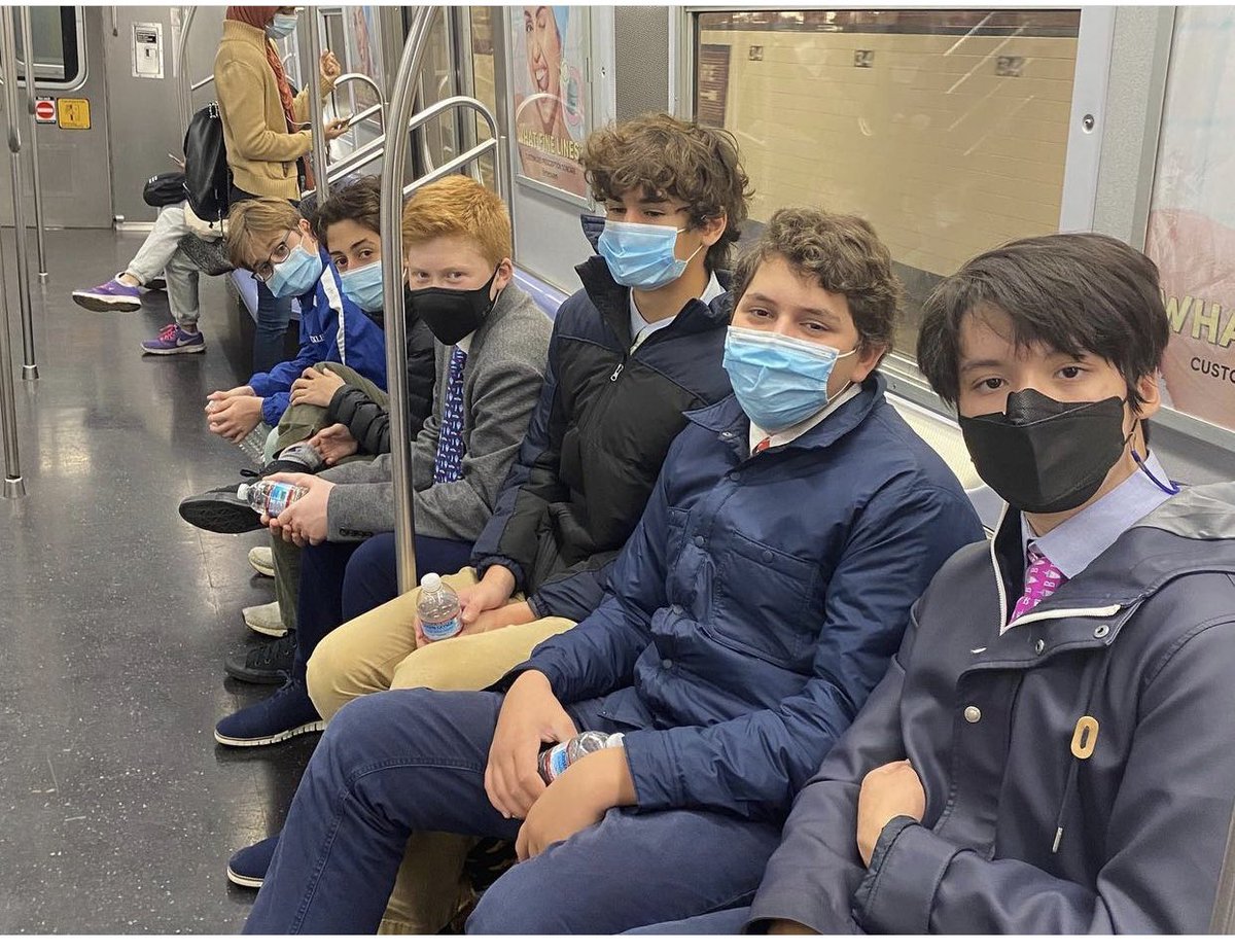 heidisteinberg's tweet photo. @mjs_DC Some private school boys riding the #NYC subway on a field trip today.
#NYCsafe @MTA https://t.co/evacm1PYkd