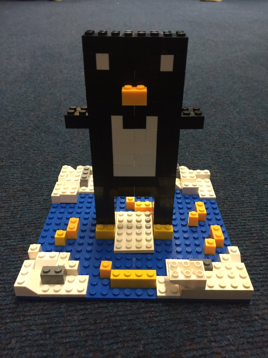 PollyKossowicz's tweet photo. What a perfect penguin! Created at ‘Kids with Bricks Club’ @LanghamVillSch @tweetsandbricks #WelldoneViolet #AmazingCreativity https://t.co/fZomQsarm7