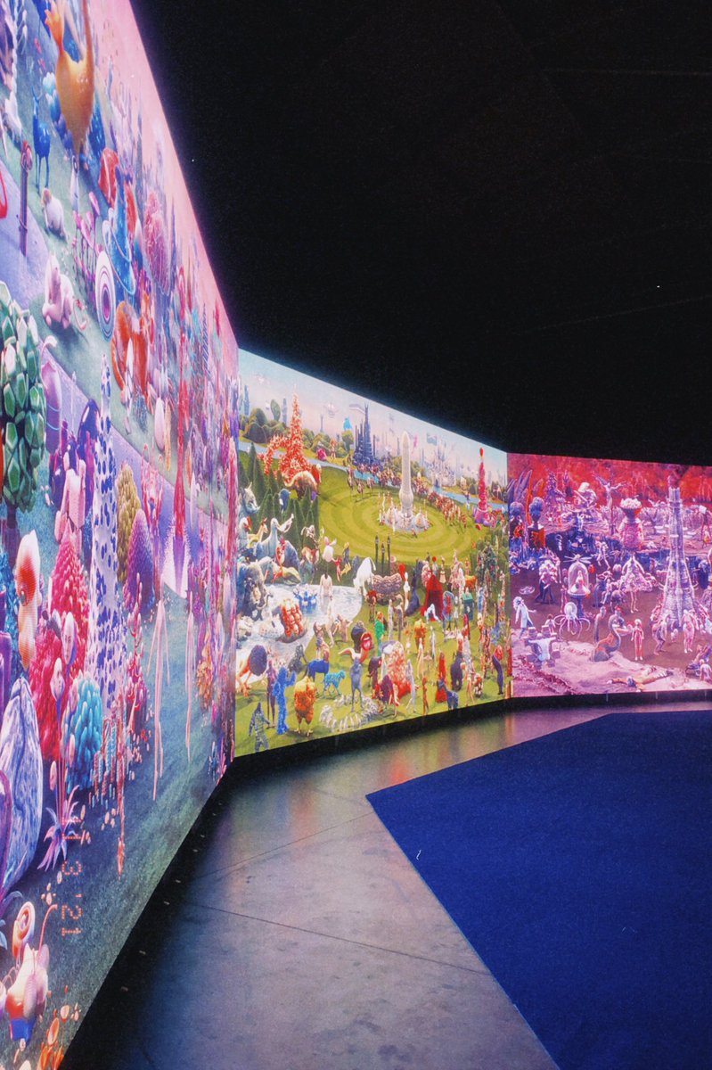 🎨 visión contemporánea del jardín de las delicias.