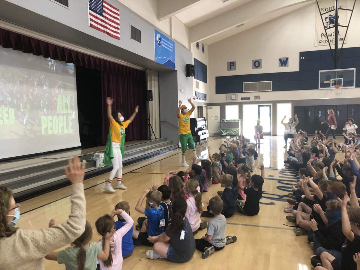 HCP_Kodiaks's tweet photo. Our 1st Assembly this school year was a great success!  Thanks to the EcoHero’s, HCP is going to save the Earth. https://t.co/bz4qEEgXpc