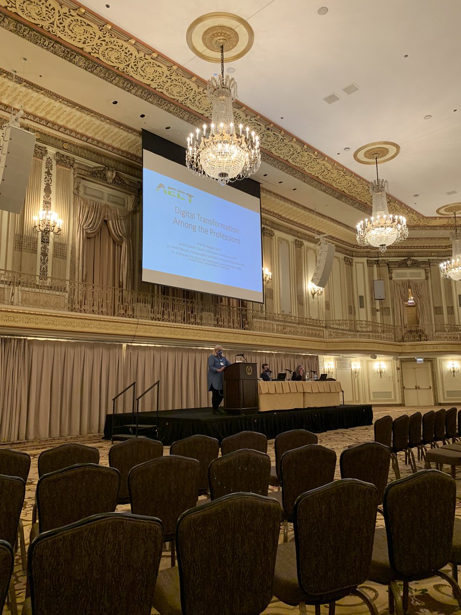 Time for the opening keynote! #AECT21