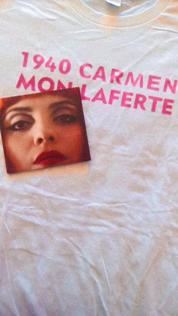 autopoieticoo's tweet photo. Al fin llegó 🤩😍 #1940Carmen 
Todooo está super cool @monlaferte https://t.co/Goefjgy4a6