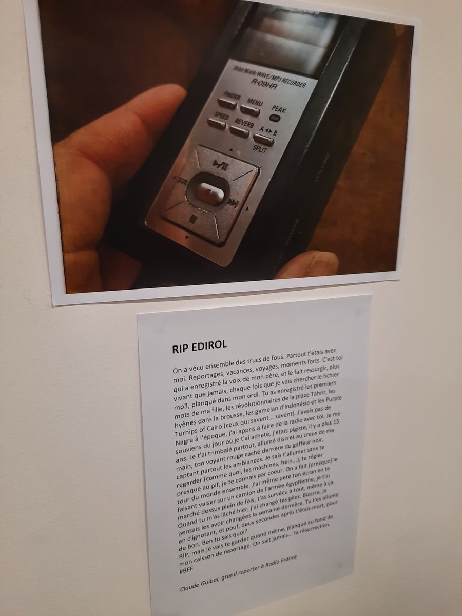 L'excellente <a href="/ClaudeGuibal/">Claude Guibal</a> est avec nous à distance au festival <a href="/francebleu/">Guédon Laurent</a> À hauteur d'enfants à la halle <a href="/tropismeMtp/">Tropisme</a> pour l'expo de matériel radio à #Montpellier
Merci pour ce récit si touchant.
Demain, c'est le grand jour !
🎧🎙📻