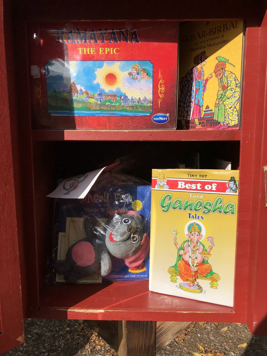 FriendsMillburn's tweet photo. Diwali is coming & we are ready. Stop by the Taylor Park Little Free Library for a delightful read to put you in the holiday spirit.
#friendsofmillburnlfl
#friendsofmillburnlibrary
#Diwali2021 https://t.co/xin9qTvjUa