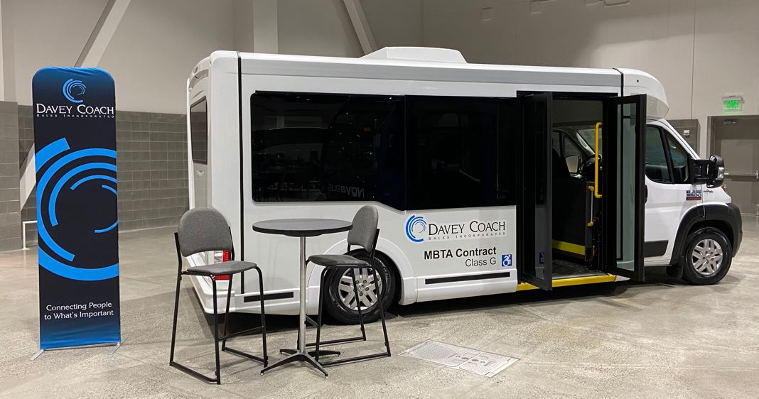 Happy to be showcasing a unique low-floor bus solution at California Transit Association fall conference.  Stop by Davey Coach and see the New England Wheels Frontrunner #caltransit56