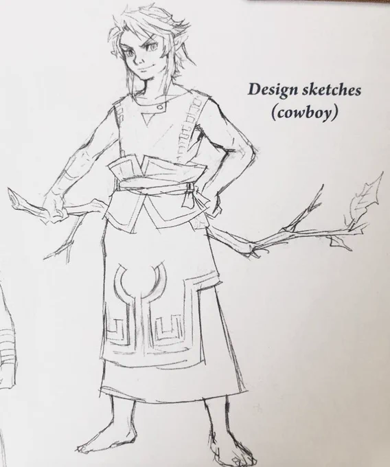 twilight princess Link cowboy concept art my beloved 