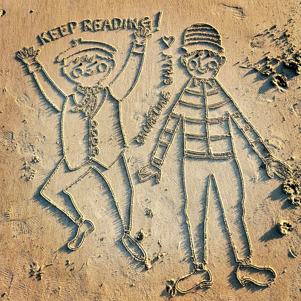 DigiDaughter's tweet photo. Big beach, small dog πΎ
Keep Reading π #RogerRedHat #BillyBlueHat #sheilakmccullagh #ferelitheccleswilliams #onetwothreeandaway #books
π #StaySafe #sanddrawing #beachart #Lockdown2021 #morale #VitaminSea #Lockdown2020 #comics #cartoons βοΈ #SandBanksy #shorelinesally No.1232-3 https://t.co/qHugN1JRHt