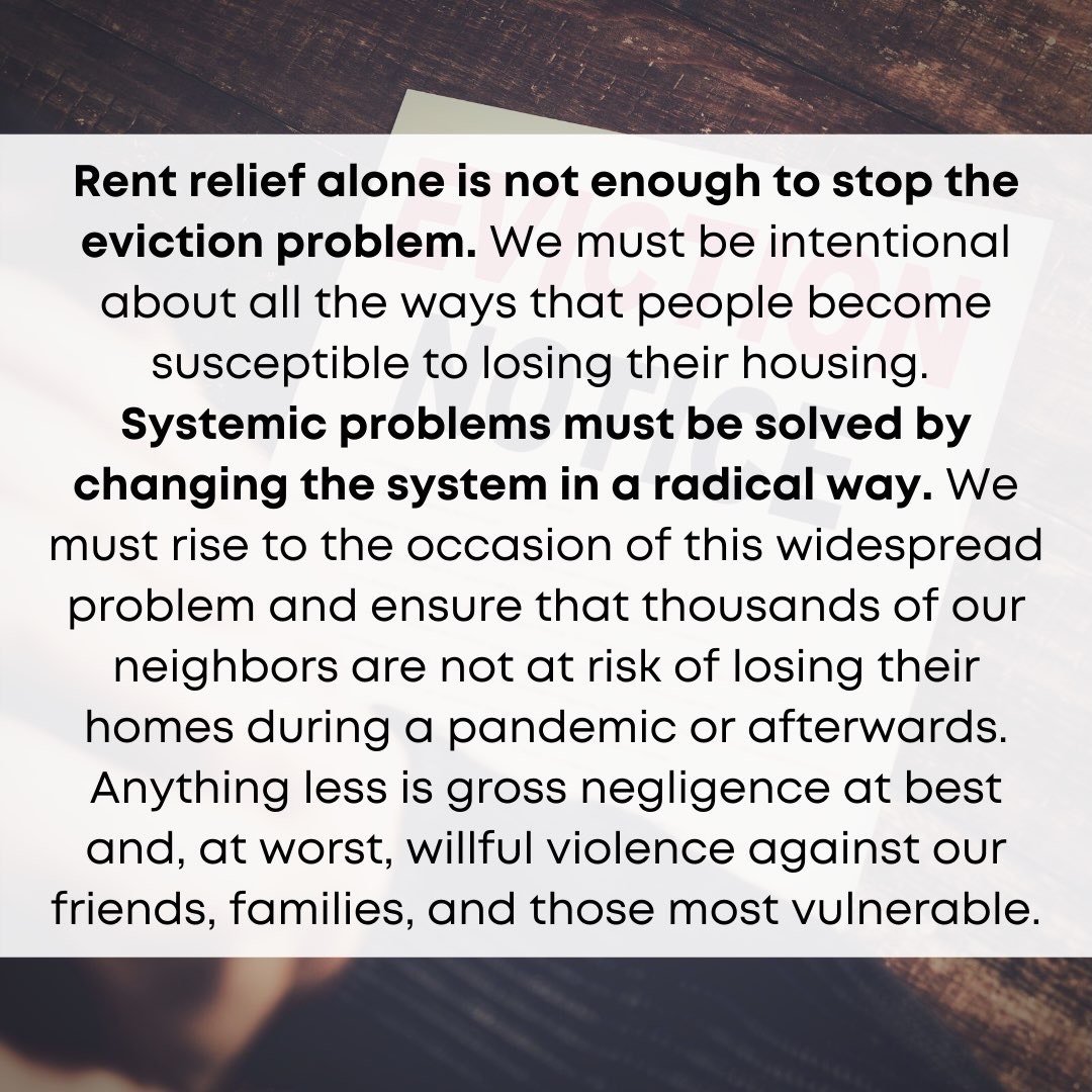 RVA26_'s tweet photo. We are asking officials to prioritize protecting tenants amid rising housing costs. Rent relief alone is not enough - we need historic investment that addresses the systemic causes of the housing instability crisis. The link to the full letter is in our bio. https://t.co/x1LzlI6XaN