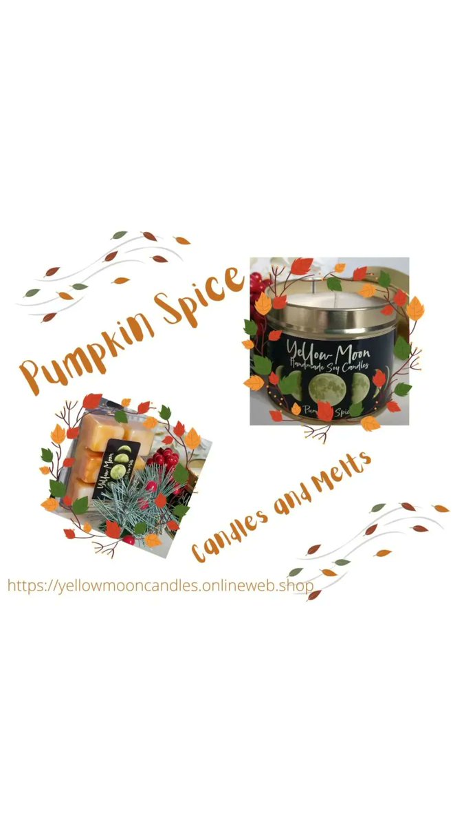 CandlesYellow's tweet photo. Pumpkin Spice and all things nice.#scentedcandles https://t.co/cZqtWSYpwV