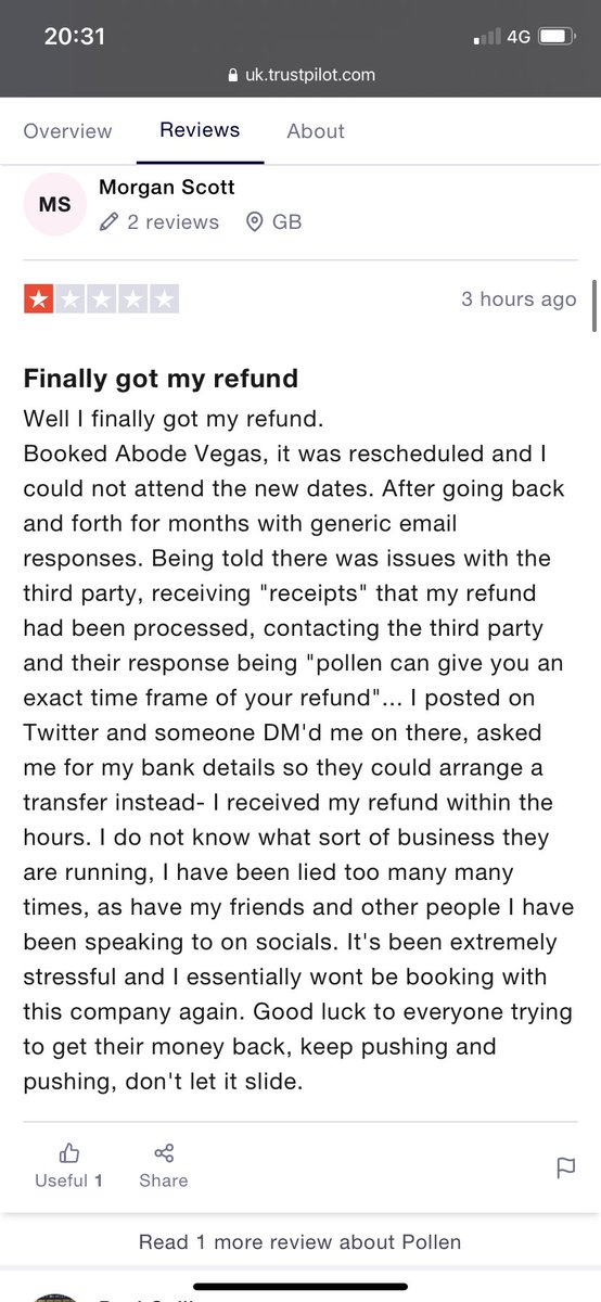 ZakGardner_'s tweet photo. @PollenUK where is the refunds for the hundreds if not thousands of people who are still expecting them? Me and my partner included. You seem to be offering a transfer scenario for a few people so why not the rest of us? This is boring. @BBCWatchdog @MartinSLewis @AbodeRecords https://t.co/8xmdriLg4E