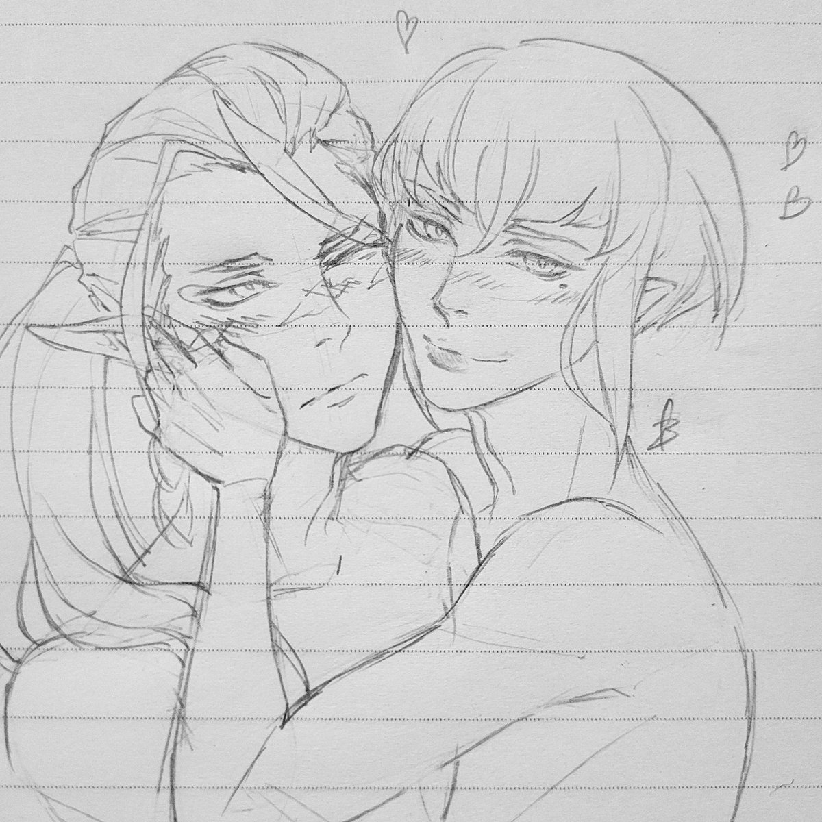 ch0ngyue's tweet photo. Boyfriends ❤️💙
Forgive the anatomical mistakes I haven't drawn anything proper in >2 years (´・ω・`)
#FairyRanmaru #Fairy蘭丸 #F蘭丸 #HomuraHoterase #UruuSeiren https://t.co/d7rpcfuBvh