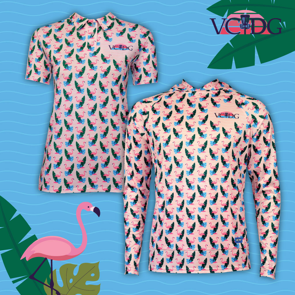 vcdiscgolf's tweet photo. Pretty sure that whoever you're playing with today would let you win if you gave them some Flamingo gear. #FlamingoFacts 

https://t.co/Mx3ZCB9QnW https://t.co/A2uC1Y2N01