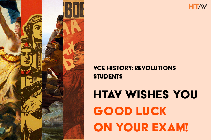 HTAVed's tweet photo. Wishing all VCE History students the very best of success in their Revolutions exam today. You've got this! #vce #vcerevolutions #vceexams https://t.co/LvVI1yQkvS