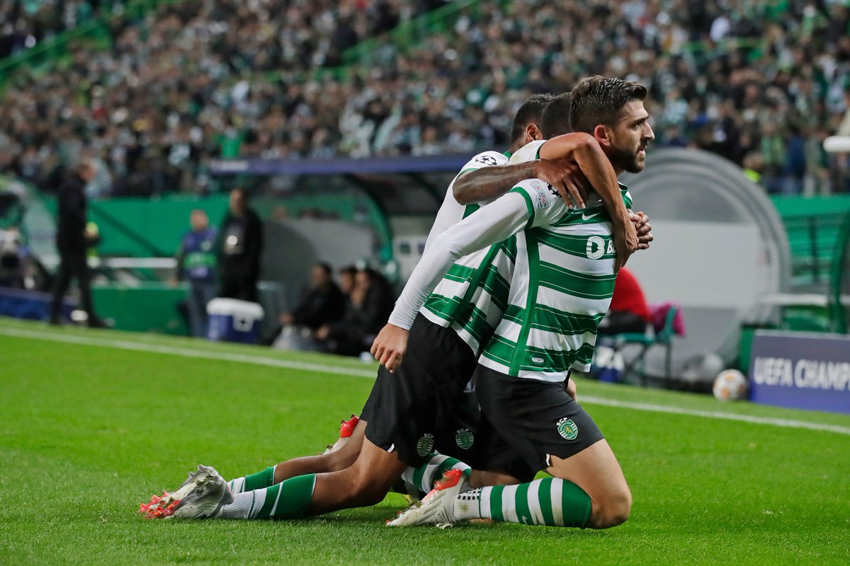 ChampionsLeague's tweet photo. Sporting CP ⚽️⚽️⚽️⚽️

🤔 Performance of the night?

#UCL https://t.co/D4Cua7EosX