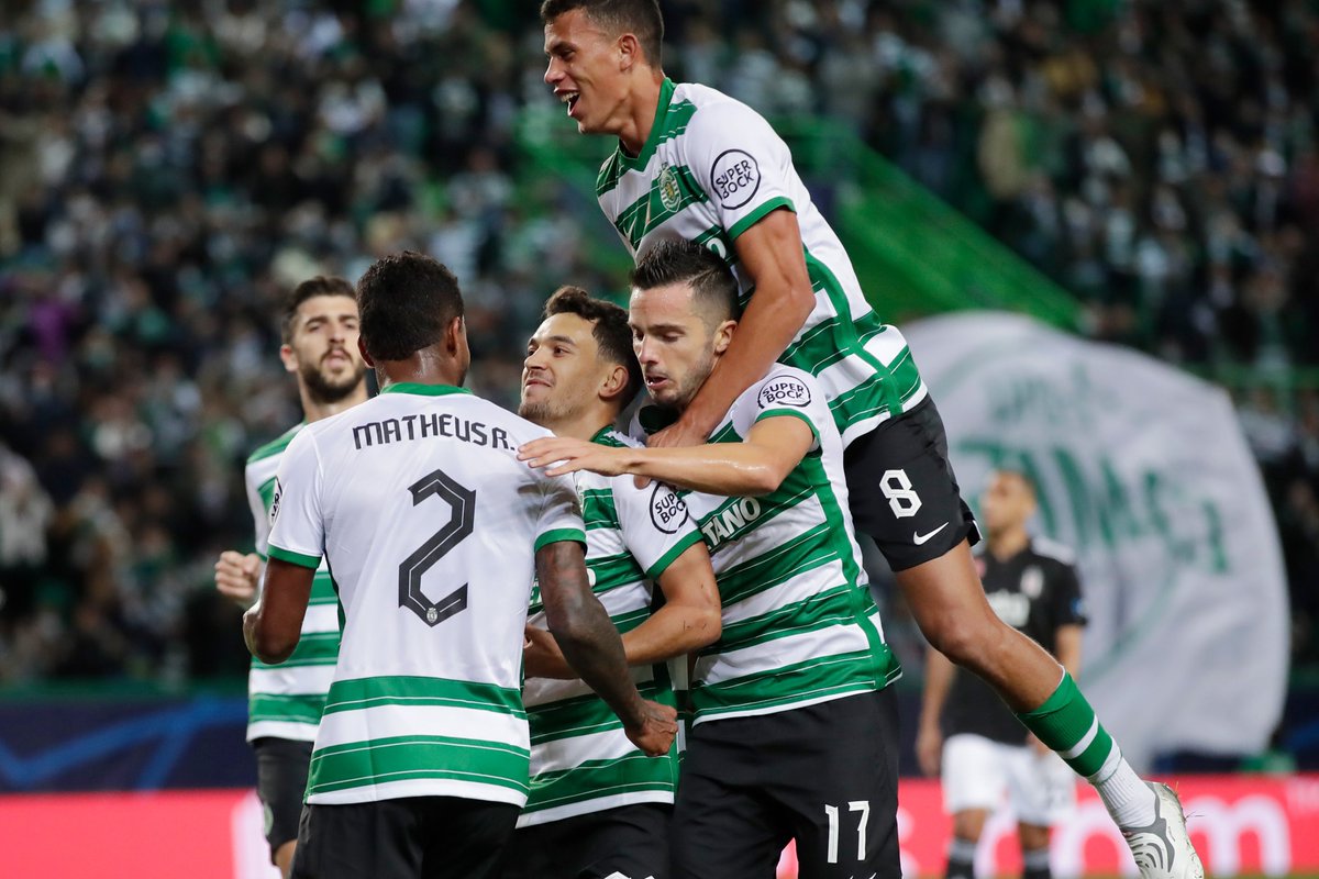ChampionsLeague's tweet photo. Sporting CP ⚽️⚽️⚽️⚽️

🤔 Performance of the night?

#UCL https://t.co/D4Cua7EosX
