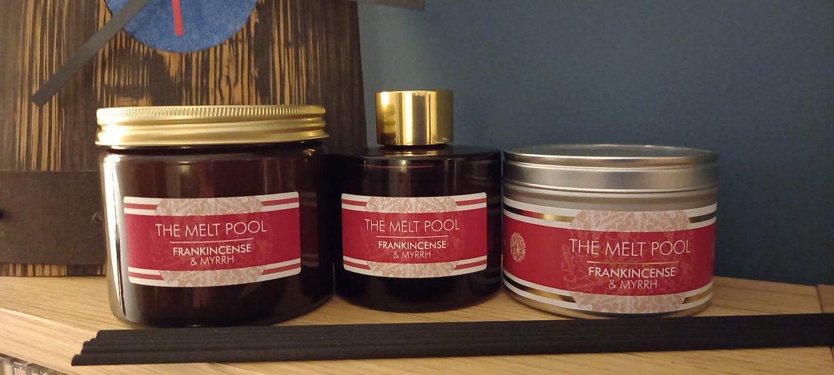 NEW Frankincense &amp; Myrrh coming to our website very soon...it really is the perfect festive scent 🎅 £2 donation to Cogmission to help fight Alzheimers incl in every sale