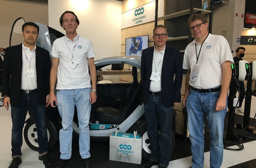 cleanenergypack's tweet photo. Clean Energy Global GmbH – IAA Auftritt mit vielen Kontakten - https://t.co/aM7FRe0zn2 https://t.co/DzCOWLUTRi