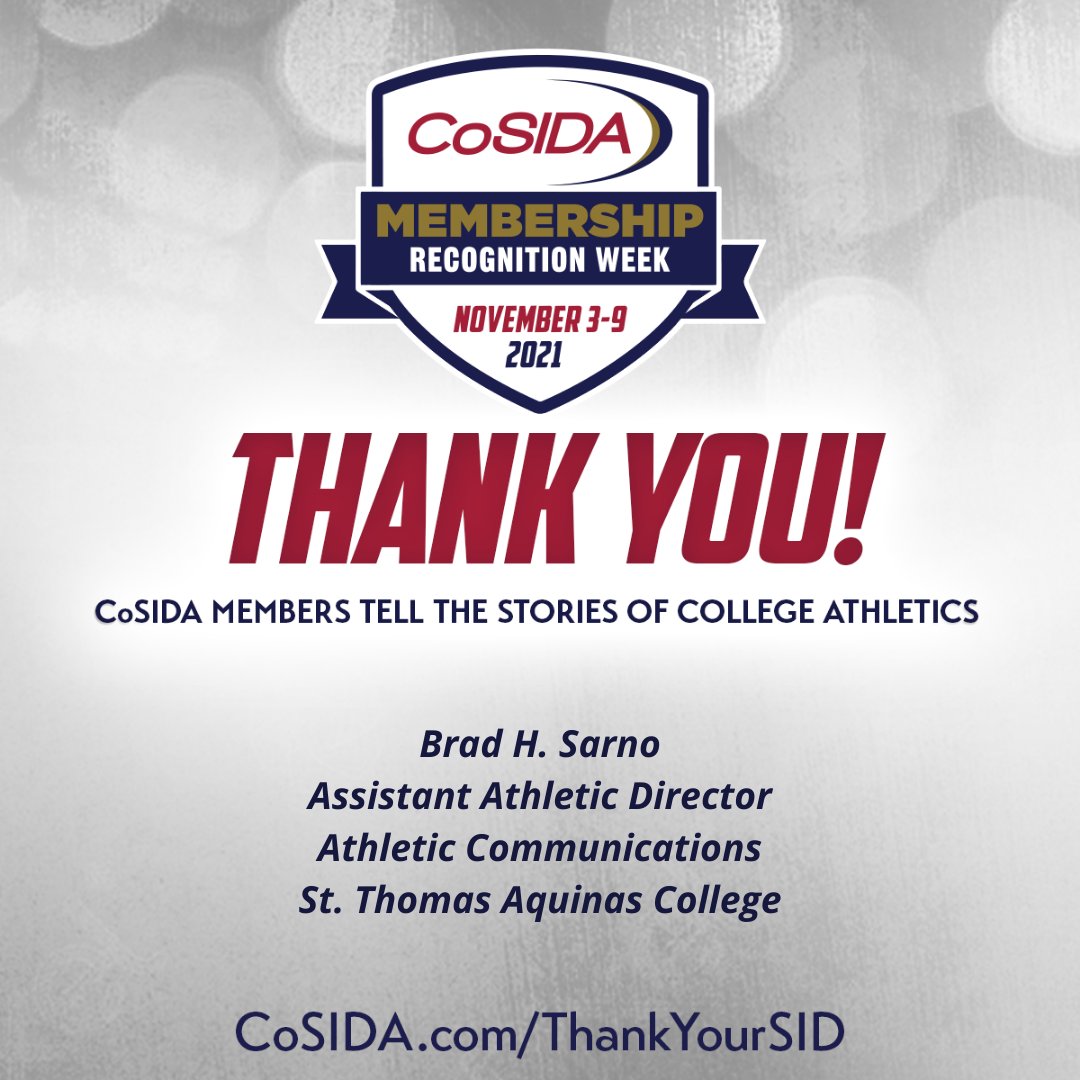 STACSpartans's tweet photo. Thank you Brad for all you do in support of STAC's student-athletes, coaches, and the overall institution! #ThankYourSID #SIDsMakeItHappen #CoSIDA 
@CoSIDAnews @STAC_edu https://t.co/ImJZzmY5HP