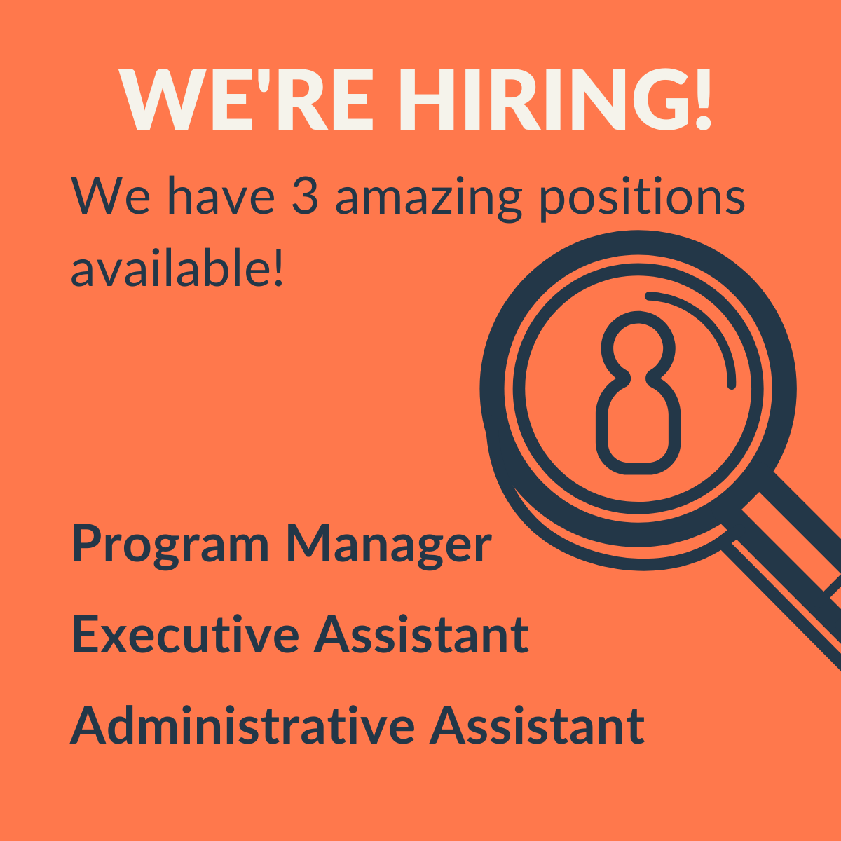 LabtoLeader's tweet photo. Friends-- The kind of year we’re having at The Leadership Edge has seen us grow at an unprecedented pace, and we are looking for new team members to join us!
Click below for our job descriptions.
https://t.co/vNcBM4qF9c

#Leadership #LifeScience https://t.co/CVNebOJDIY
