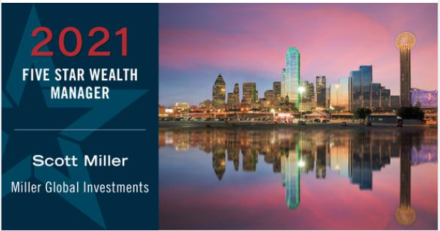 millerglobal's tweet photo. I am pleased to announce that I have been named a Five Star Wealth Manager for 2021 as well as the previous eight years.

https://t.co/ohtN4k9hNL https://t.co/vbInaZCWSR