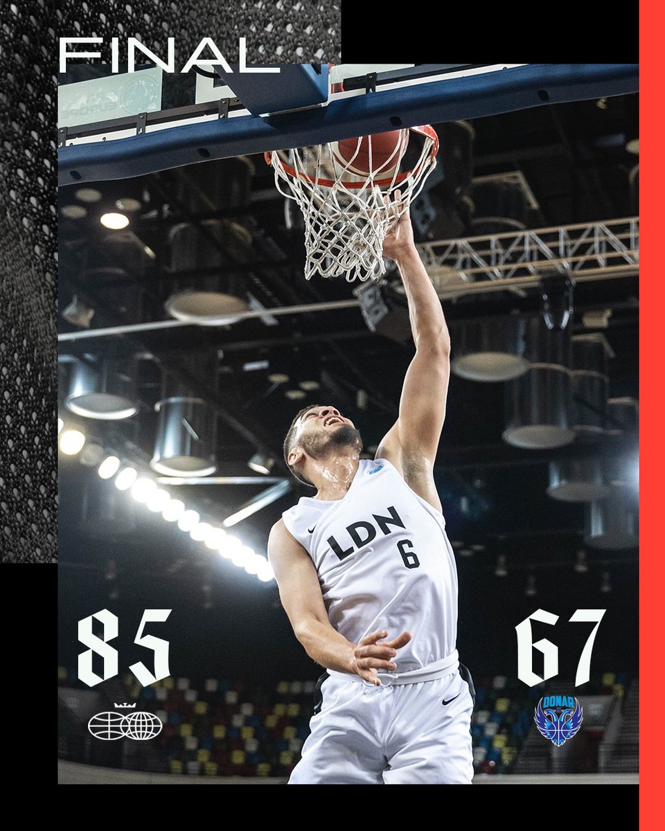 LondonLions's tweet photo. LIONS MAKE HISTORY! 🎉

We win to remain undefeated and advance to the 2nd round of the @FIBAEuropeCup! https://t.co/yKLV6745Hd