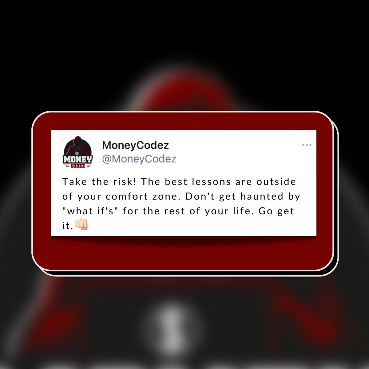 You will not be defeated if you do not take any risks. But you won't win any victories if you don't take any risks.

#takerisk #bebrave #Atlanta #creditrepair #MoneyCodez