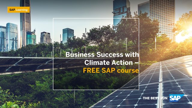 Join this free online course to learn about SAP’s Climate 21 initiative and how it can help customers minimize the CO2 footprint of their products, operations, and supply chains. #SAP4Good #openSAP bit.ly/3CLG234