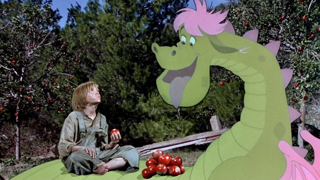 It was a Razzle Brazzle Day when Disney's #PetesDragon was released in theaters on this day in 1977. It was the first #Disney film to be recorded in #DolbyStereo and the first with animation in which none of the #NineOldMen were involved. #disneyhistory #HelenReddy #MickeyRooney