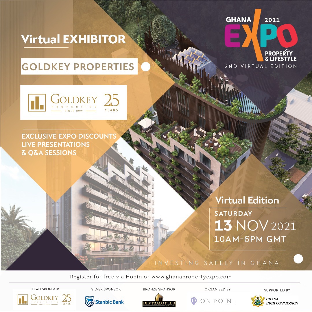 ghana property expo exhibitor goldkey properties