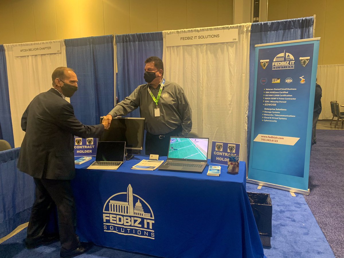 FedBizIT's tweet photo. We're at AFCEA Belvoir Industry Days! Stop by to see us at booth 230. #AFCEA #Belvoir2021 https://t.co/EYv6xm2cUW