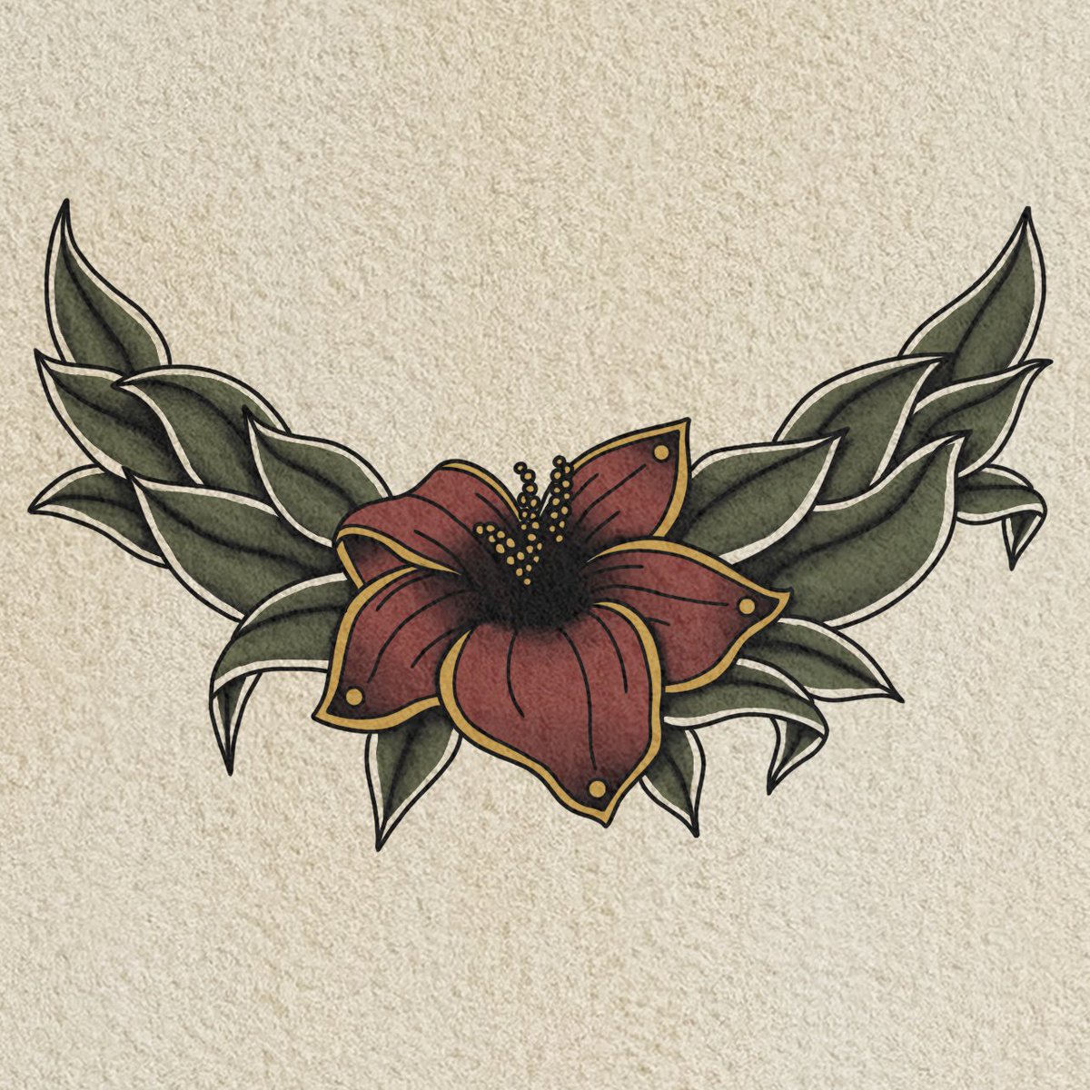 RichardWizard's tweet photo. Jungle Flower - This illustration is part of a new flash sheet I’m working on at the moment. I inked it up in @procreate 
#procreate #procreateart #digitalart #DigitalArtist #tattoo #tattooflash #tattoodesign #art #artwork #illustration #drawing https://t.co/aczXbijuiZ
