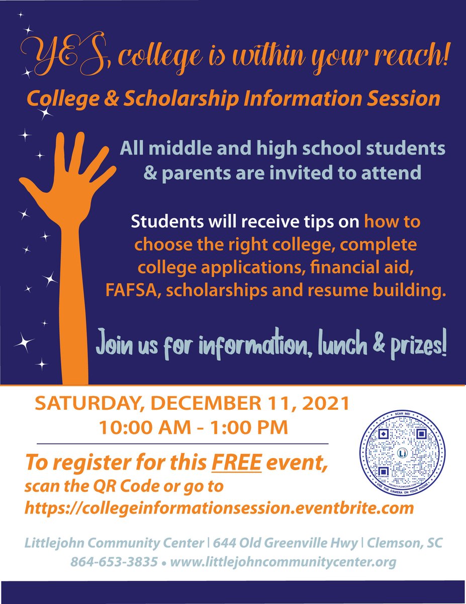 FREE College Information Session!