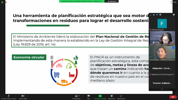 Reunidos ahora en conversatorio de Plan Nacional de Residuos. El plan está en plena consulta pública ambiente.gub.uy/oan/consulta-p…. 40 organizaciones participantes. Mucho trabajo por hacer .  Con <a href="/anong/">enong</a>, <a href="/red_ongs_amb/">Red Uruguaya de ONGs Ambientalistas</a> y <a href="/MAmbienteuy/">Ministerio de Ambiente</a> . Acompañan <a href="/ciedur/">CIEDUR</a> <a href="/VidasilvestreUy/">Vida Silvestre Uruguay</a> <a href="/sanvicentefund/">San Vicente Fundación</a>.