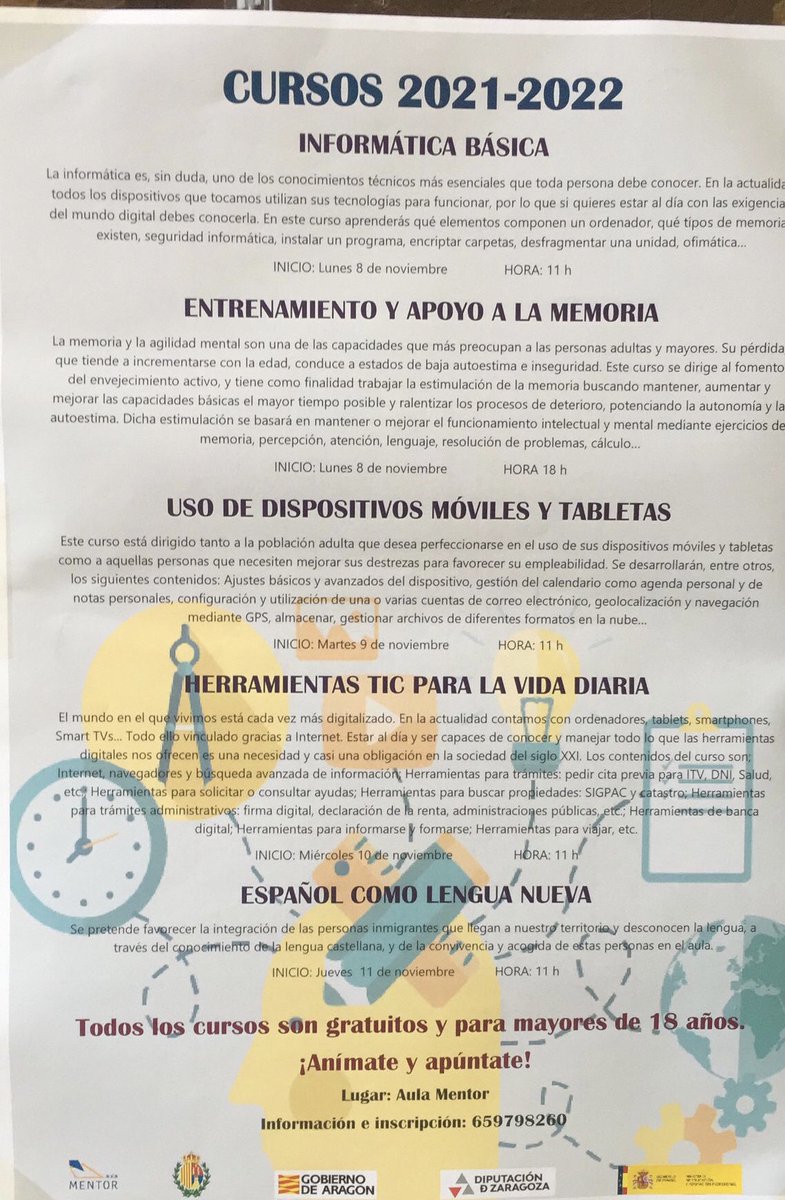 Invierte una parte de tu tiempo en adquirir conocimientos, seguro que lo rentabilizarás en tu  propio beneficio.
#SosDelReyCatólico #Educacion #cultura 
<a href="/AytoSos/">Sos del Rey Católico</a>