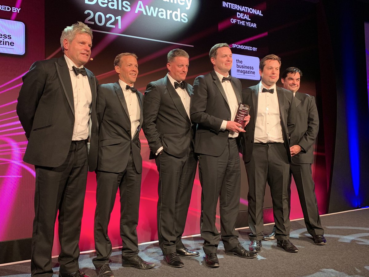 TheBusinessMag's tweet photo. Sale of LSI Consulting to @invenio_sap has won International Deal of the Year – congratulations 👏👏 #TVDA #ThamesValley #Deals #Awards #Finance https://t.co/xaEq9E9Hrc