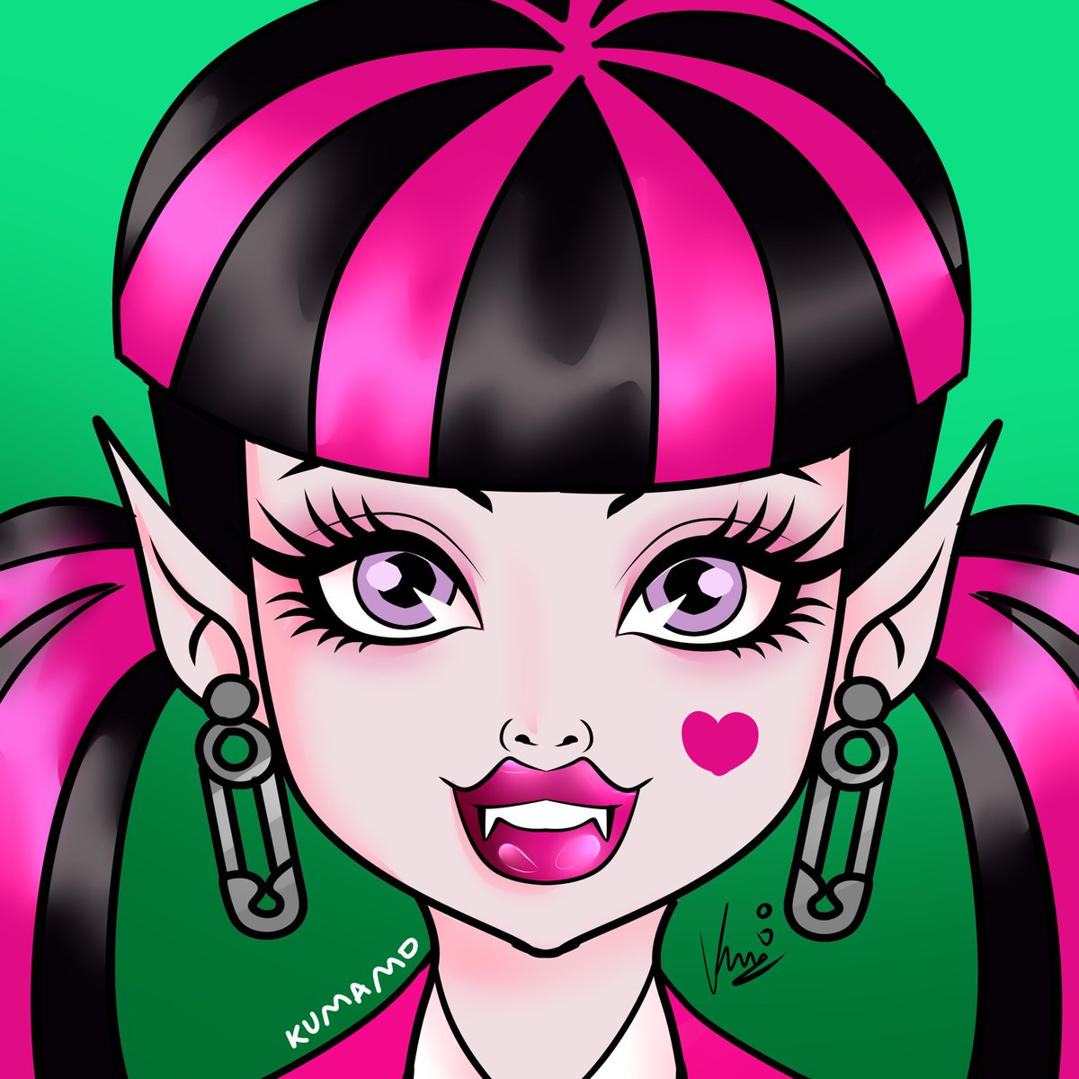KUMAROUMD's tweet photo. I drew draculaura for an assignment at my university I hope you like my effort to respect the style of the sihdfusy series
#monterhigh #MonsterHigh https://t.co/KOuQTEZssx