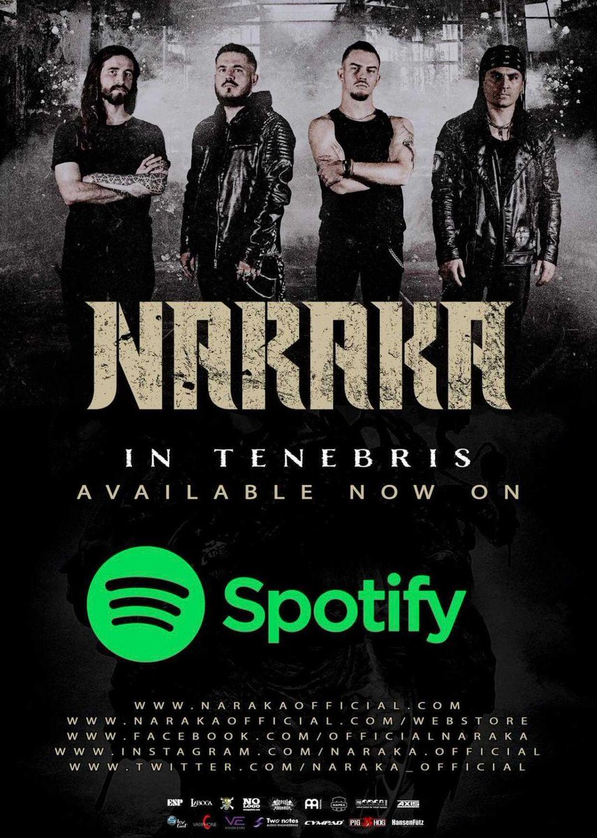 naraka_official's tweet photo. Our debut album "In Tenebris" is now out on Spotify !
👉https://t.co/VMOuzmurc4
#naraka #intenebris #bloodblastdistribution #nuclearblast #Spotify #streaming #playlist #metal #deathmetal #modernmetal #symphonicdeathmetal https://t.co/eA3R0H9dJO