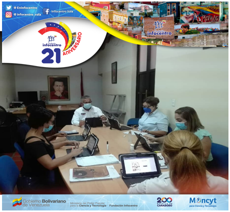 Infocarabobo1's tweet photo. #3Nov 

Infocentro 21 años aportando conocimiento de las TIC bajo la línea de acción Formación a la Medida.

#VenezuelaPotencia #Infocentro21Años 

@NicolasMaduro  @Mincyt_VE @SalvadorLugoC  @efraynmarin https://t.co/OsBv8attXs