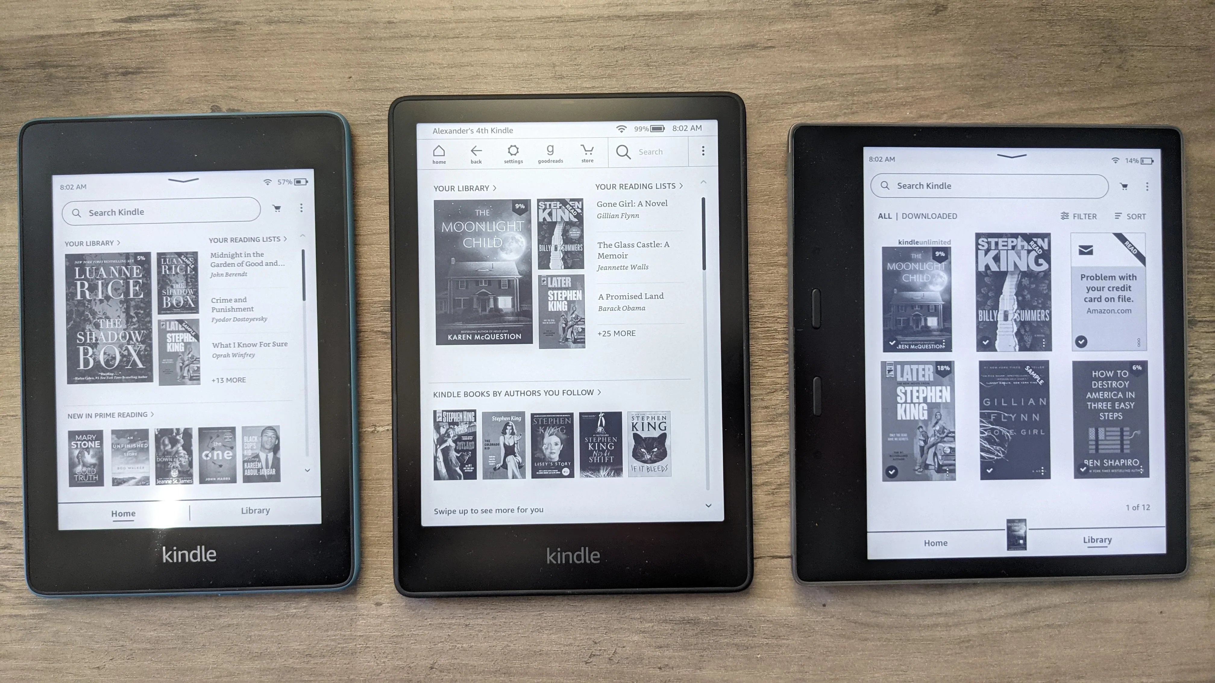 Kindle pantalla en blanco