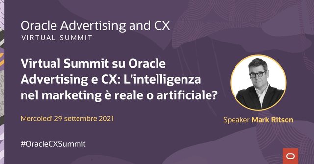 StefanoVarasi's tweet photo. In che modo il marketing può concretizzare i vantaggi promessi dall'AI? I clienti Oracle e l'esperto di marketingMark Ritson spiegano come aumentare il coinvolgimento con AI e Customer Intelligence. https://t.co/JPkACwnlO5 https://t.co/8qCXUqYcj5