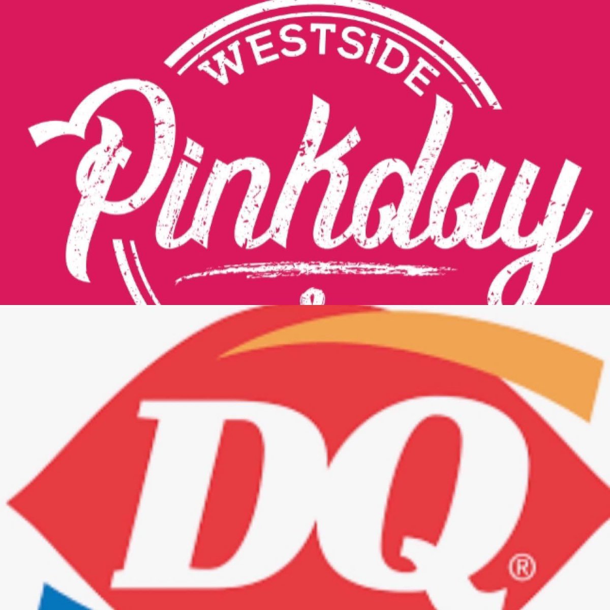 WSSGuidance's tweet photo. This Friday @OrangevilleDQ will round up in support of Westside’s Pink Day and the Breast Cancer Society of Canada. NEW this year: PINK DAY BLIZZARD!  Stop in for lunch, dinner or a snack!  Thanks to our local DQ team for their ongoing support! https://t.co/honUN2IHSN