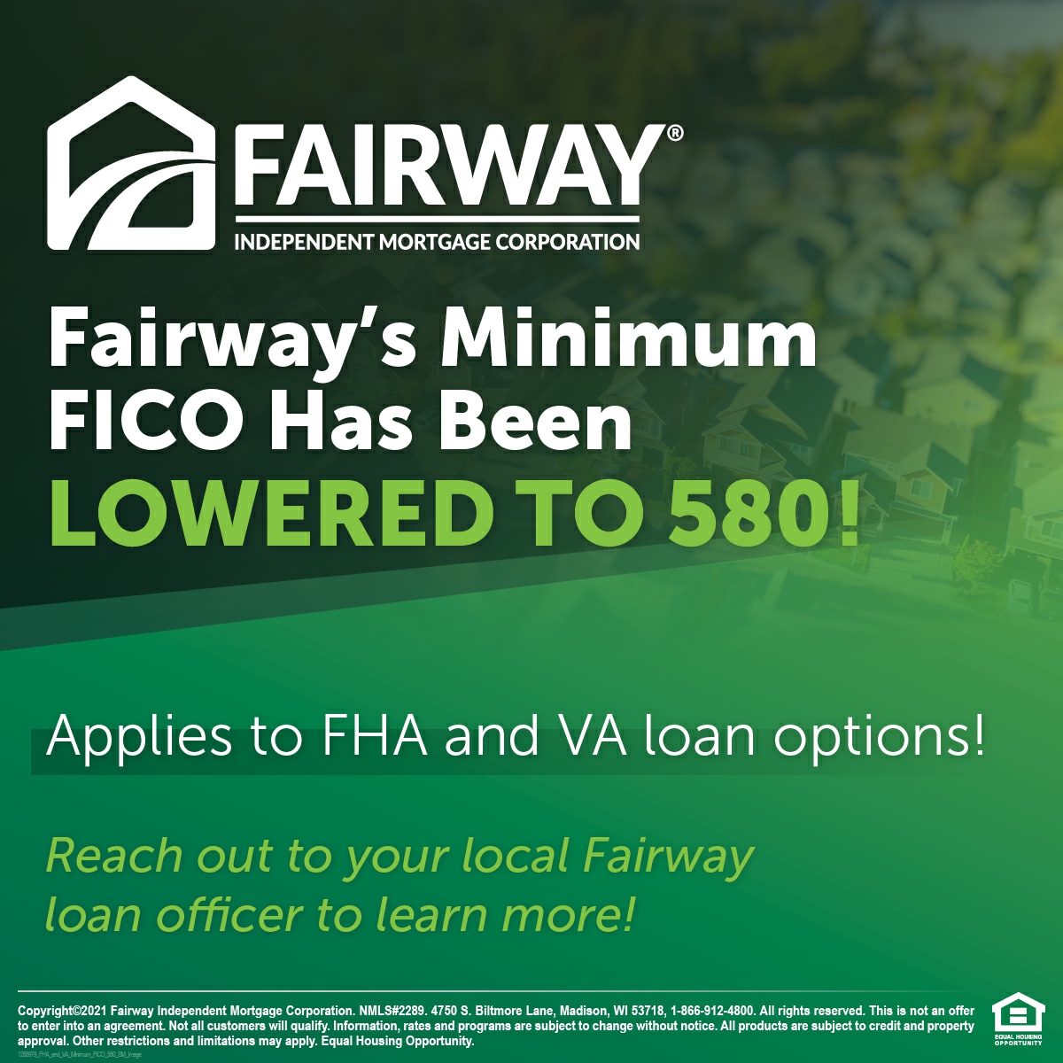 GREAT NEWS! The minimum FICO is now 580 for FHA and &amp; VA loans. Contact us today to learn how this could impact your buying power! #Homeloans #mortgage #homefinance #lasvegas #FairwayNation fairwayindependentmc.com/Jeremy-Crudup
