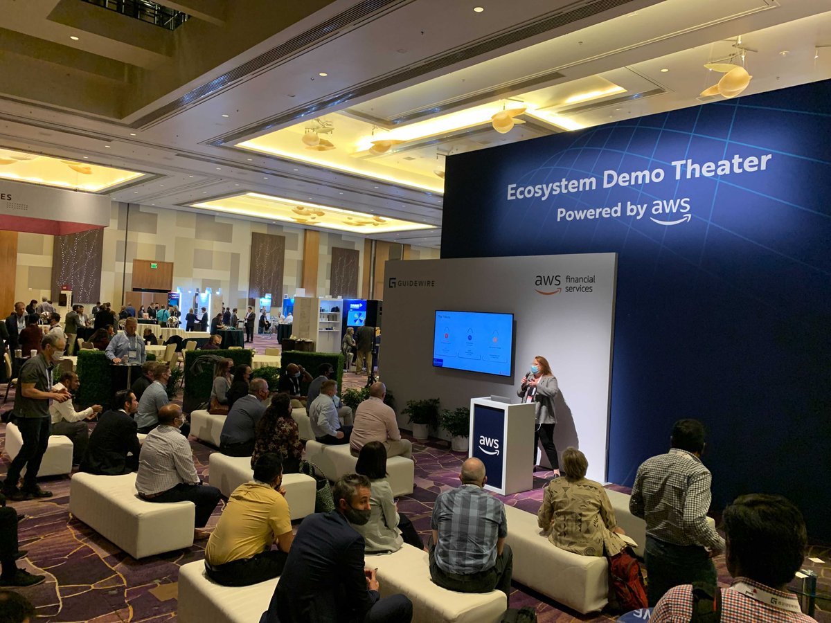 HiMarleyInc's tweet photo. Excitement and energy abound during @HiMarleyInc's  #GuidewireConnections session -“Making Insurance Convenient." Huge thanks to Laura Battersby for demoing the platform and providing an expert and lovable presentation! https://t.co/0D4ntMmg0Y